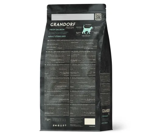 Grandorf Fresh Adult Sterilised (Лосось и батат), 2 кг