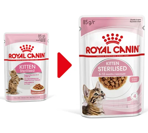 Royal Canin Kitten Sterilised (соус) 85 гр