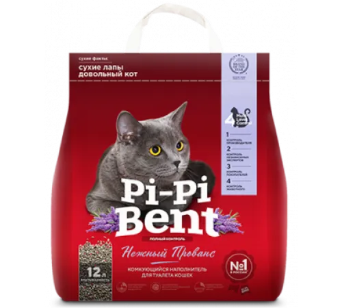 Наполнитель Pi-Pi-Bent Нежный прованс, 5 кг (12 л)