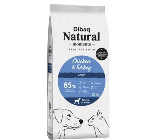 Dibaq Natural Breeder Adult Dog All breeders (Курица, индейка), 20 кг