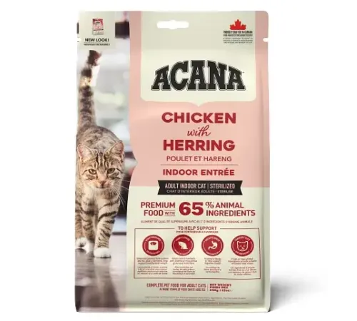 ACANA Indoor Entrée (Курица, сельдь, индейка), 340 г