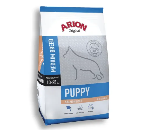 Arion Original Puppy Medium Breed (Лосось и рис), 12 кг
