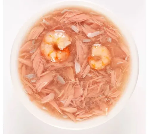 Деревенские лакомства Суп из тунца с креветками и крабом, 35 г х 15 шт