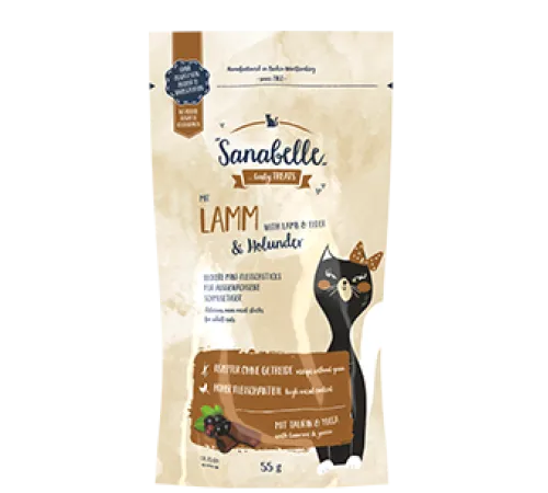 Bosch Sanabelle Cat Sticks Lamb Elder, 55 г