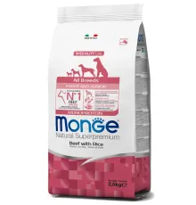 Monge Dog Speciality Puppy & Junior All Breeds (Говядина, рис), 2,5 кг