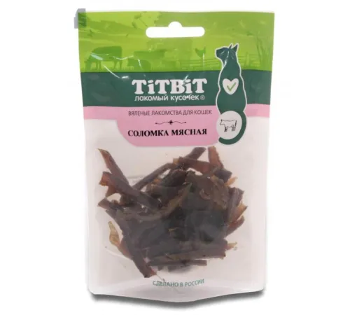 ТИТБИТ Соломка мясная для кошек, 30 г