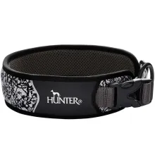 Hunter Ошейник Divo Reflect, серо-черный, 35-45/M