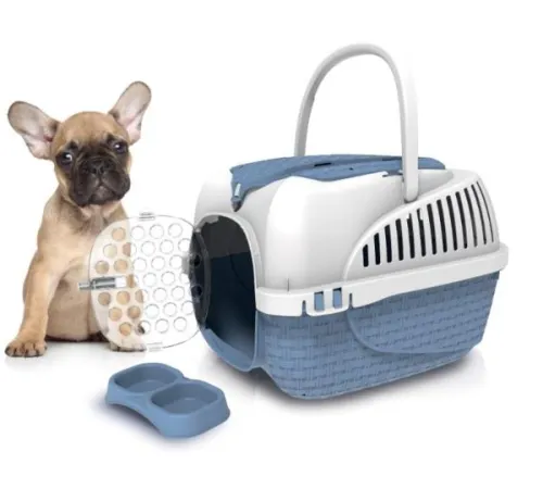 Bama pet Переноска для животных Kennel Tour, синий