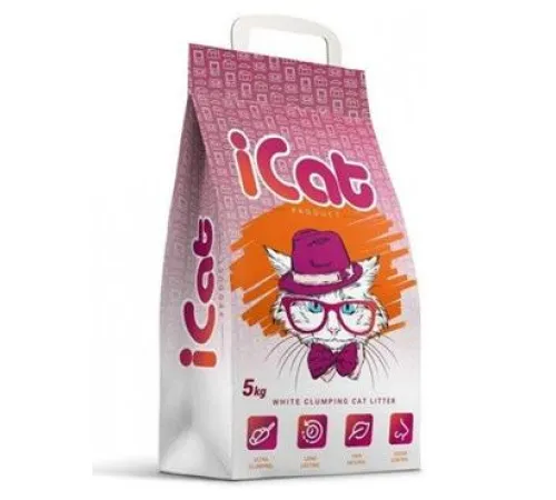 iCat Наполнитель комкующийся Без запаха 5 кг