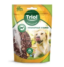 Triol Мраморные кубики из говядины для собак, 70 г