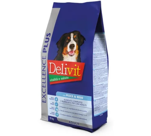 Pet360 Delivit для собак (Рыба, рис), 15 кг