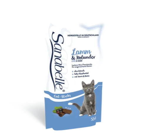 Bosch Sanabelle Cat Sticks Lamb Elder, 55 г