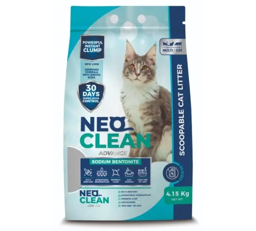 Neo Clean Наполнитель бентонитовый (без запаха), 5 л