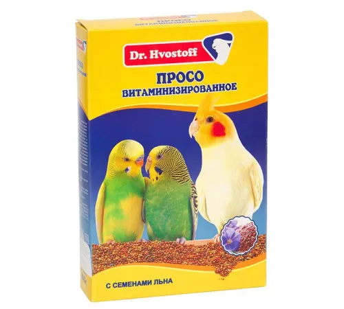 Dr. Hvostoff Просо витаминизированное с семенами льна 500 г