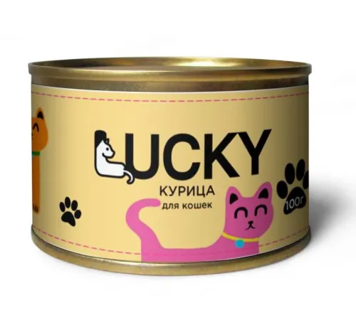 Lucky Консервы для кошек (Курица), 100 г