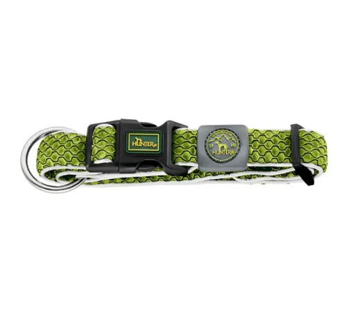 Hunter Ошейник Hilo Vario Plus, лайм, L-XL
