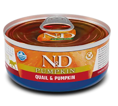 Консервы Farmina N&D Pumpkin Cat (Перепел, тыква), 70 г