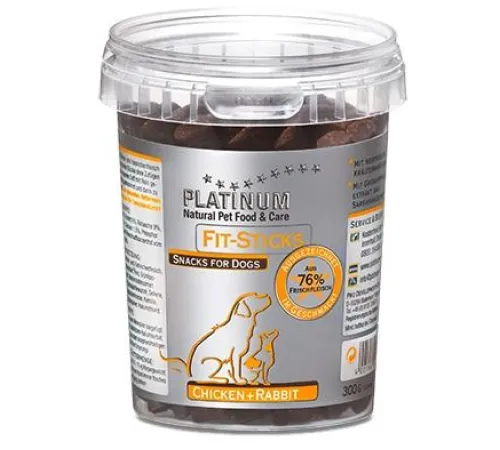 Platinum Лакомые колбаски (Курица, кролик), 300 г