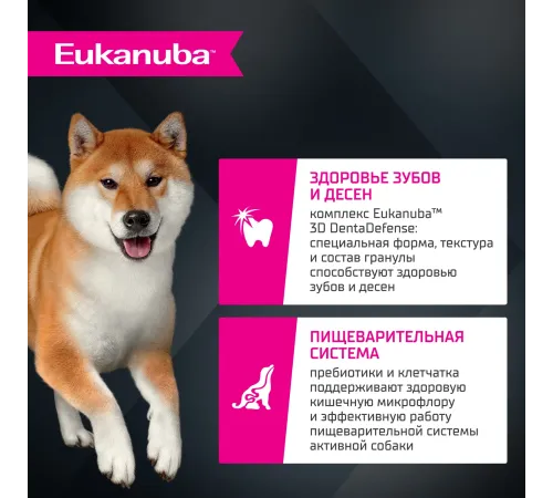 Eukanuba Adult Small & Medium Breed (Ягненок), 800 г