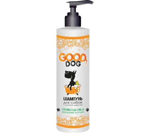 Good Dog Шампунь для собак с длинной шерстью от колтунов, 250 мл