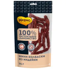 Мнямс Мини-колбаски из индейки для собак, 75 г