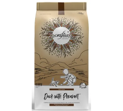 Craftia Natura Puppy Mini (Утка, фазан), 7 кг