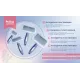 PetStar Пуходерка пластиковая, синяя, S