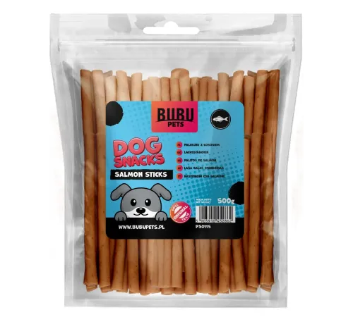 Bubu Pets Палочки с лососем, 500 г