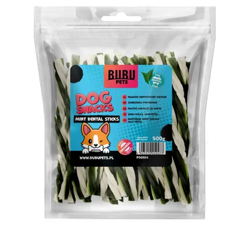 Bubu Pets Зубные палочки мятные, 500 г