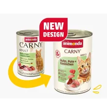 Carny Adult (с курицей, индейкой и кроликом), 800 г