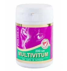 Polidex Multivitum Cats 200 таб