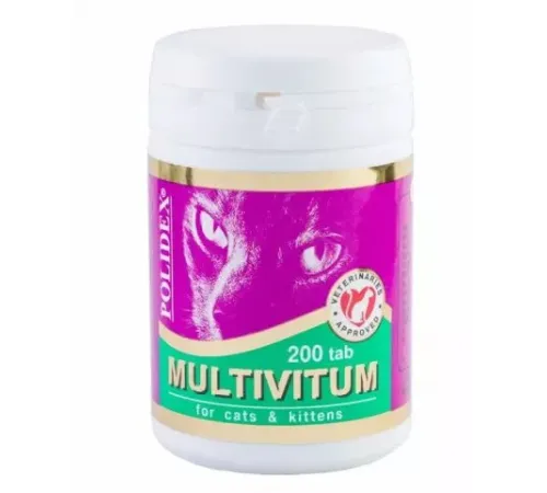 Polidex Multivitum Cats 200 таб