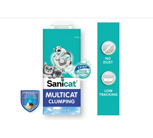 Sanicat Clumping Multicat, 12 л