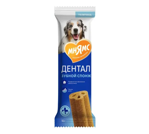 Мнямс DENTAL Зубные спонжи, 15 г