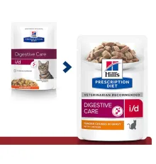 Hill's Prescription Diet i/d Digestive Care Влажный корм для кошек (курица) 85 г