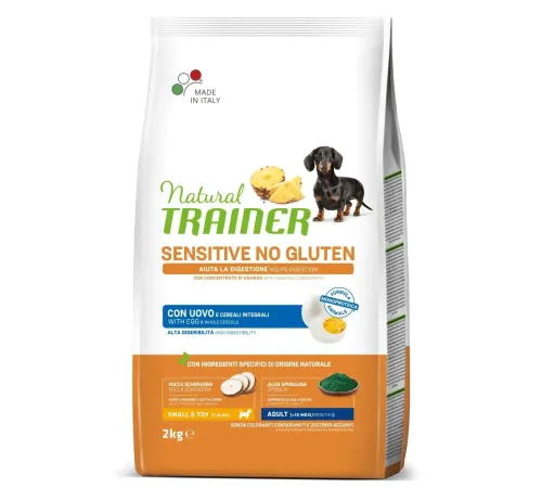 Trainer Natural Sensitive No Gluten Small&Toy Adult (Яйца), 2 кг