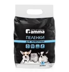 Gamma Пеленки для животных, 60х90 см (уп.5шт.)
