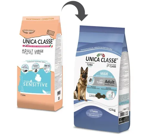 Unica Classe Adult Maxi Sensitive (Тунец), 12 кг