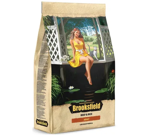 Brooksfield Low Grain Adult Cat (Индейка и говядина), 400 г