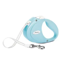 Рулетка Flexi Puppy, лента 2 м, светло-голубая, до 12 кг