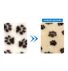 ProFleece Коврик меховой 1х1,6 м, сливки/шоколад