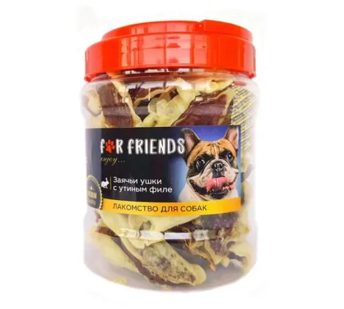 For Friends Заячьи ушки с утиным филе 500 г
