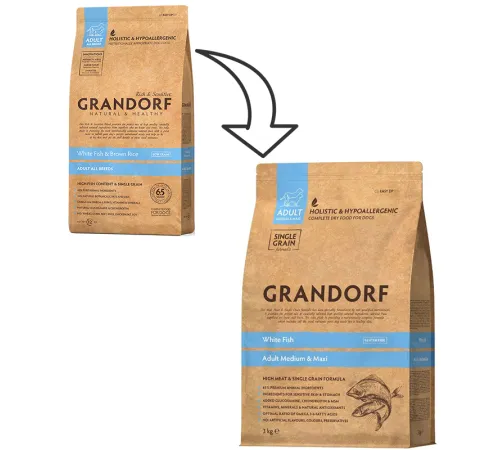Grandorf Adult Medium & Maxi (Белая рыба), 1 кг