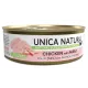Unica Natura Консерва для кошек (Курица, ветчина), 70 г
