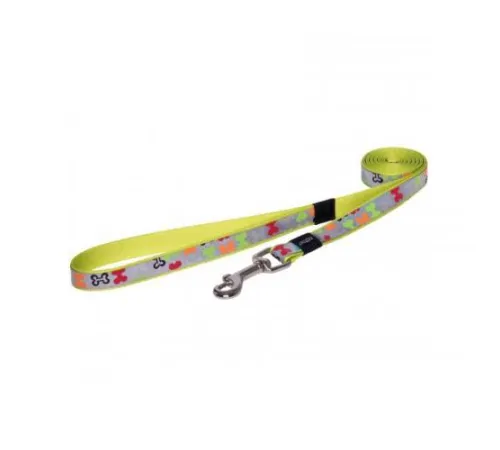 Удлиненный поводок Rogz Lapz Trendy Multi Bones S 12 мм