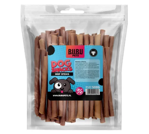 Bubu Pets Палочки из говядины, 500 г