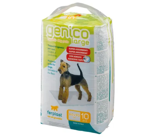 Ferplast Одноразовые пеленки для собак Genico Small, 10 шт., 60х40 см