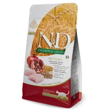 Farmina N&D Ancestral Grain Neutered Cat (Курица и гранат), 300 г