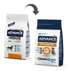 Advance Dog VetDiet Weight Balance Mini (Птица), 7,5 кг