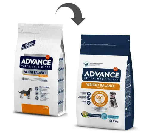 Advance Dog VetDiet Weight Balance Mini (Птица), 7,5 кг